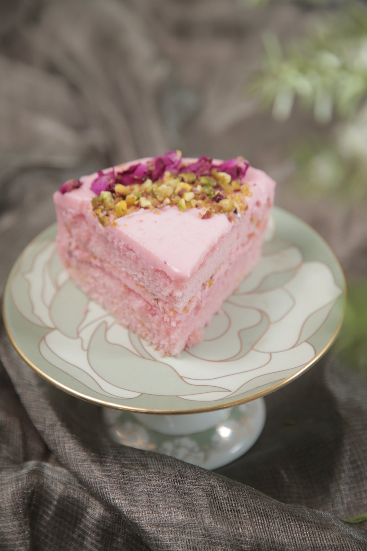 Rose Pistachio Pastry