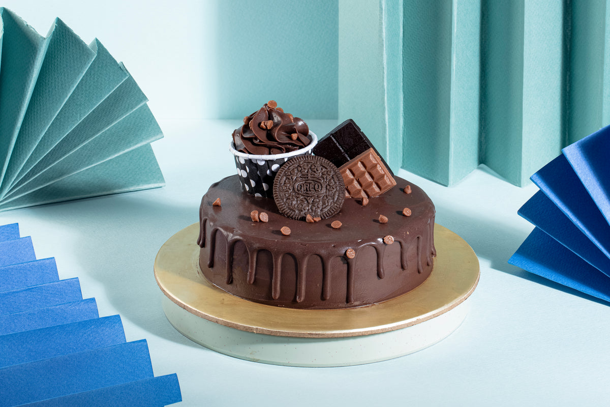 Triple Threat Chocolate Truffle Cake (500g)