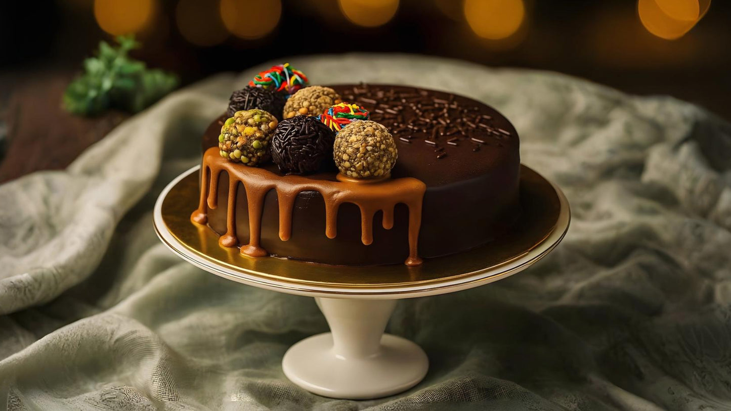 Exotic Chocolate Truffle Cake