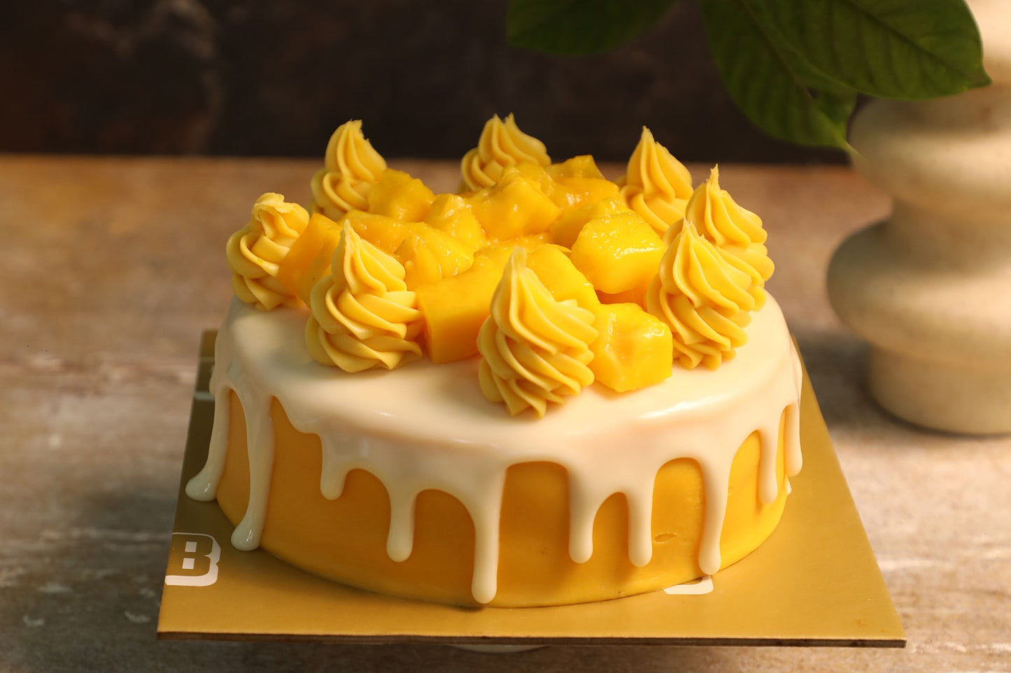 Mango Ganache Cake