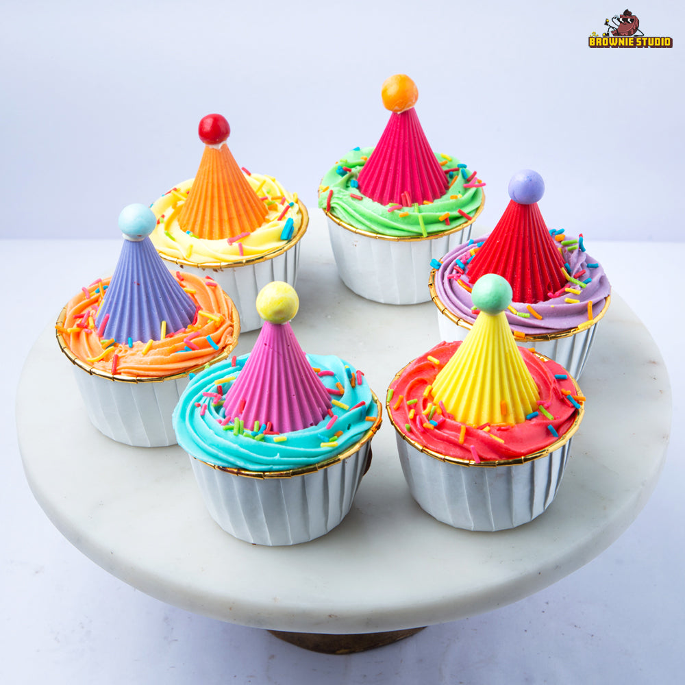 Party Hat Cup Cake