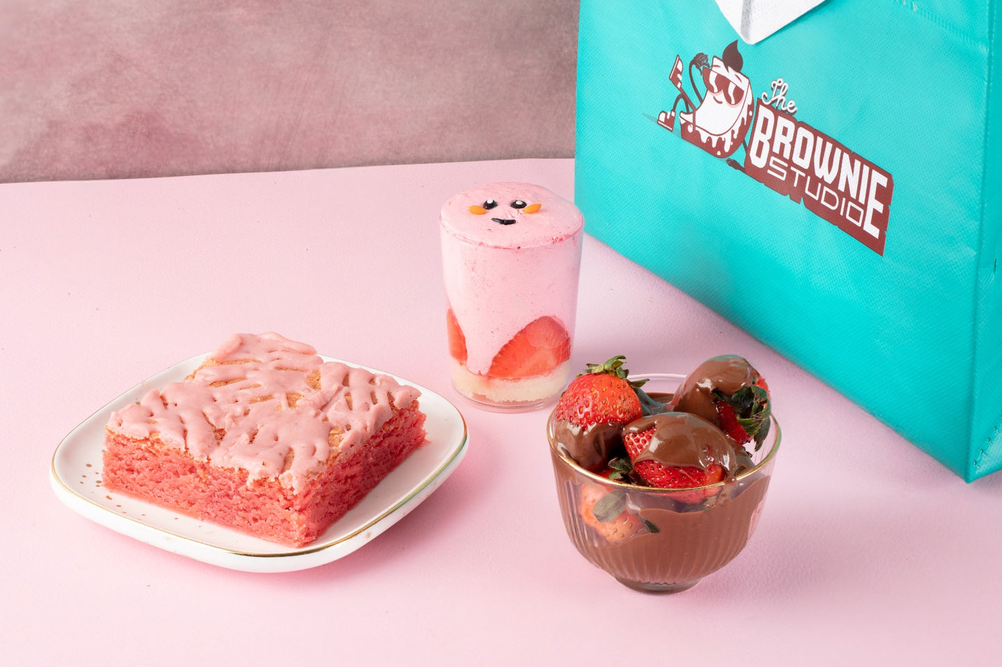 Strawberry Twilight Treats Gift Hamper Bag