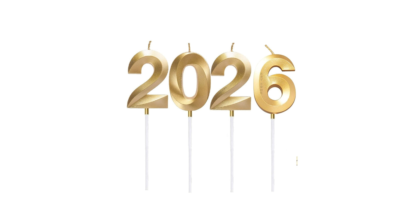 2026 Number Candle