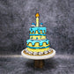 Simple Design_ Two Tier_ Flat Cake