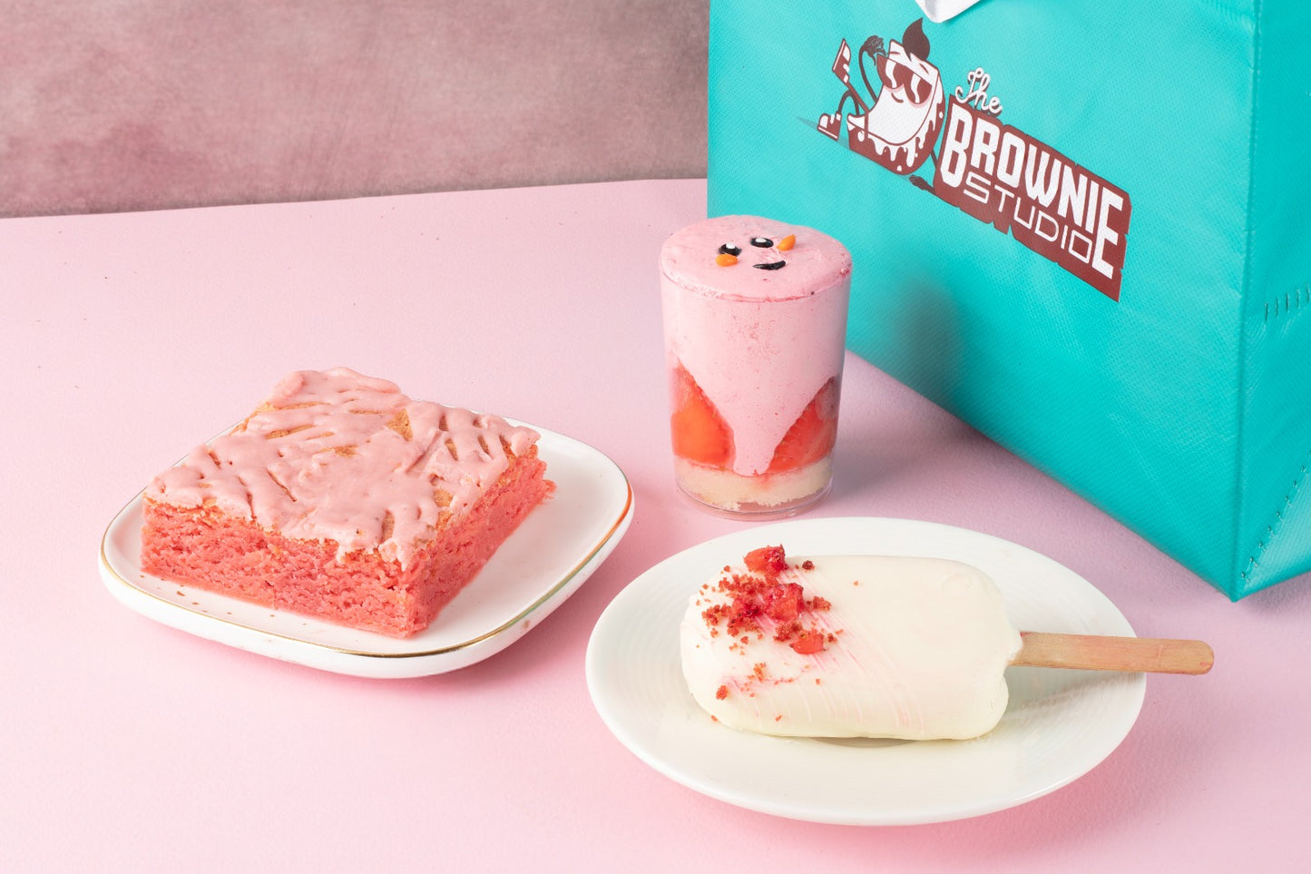 Strawberry Dessert Gift Hamper Bag