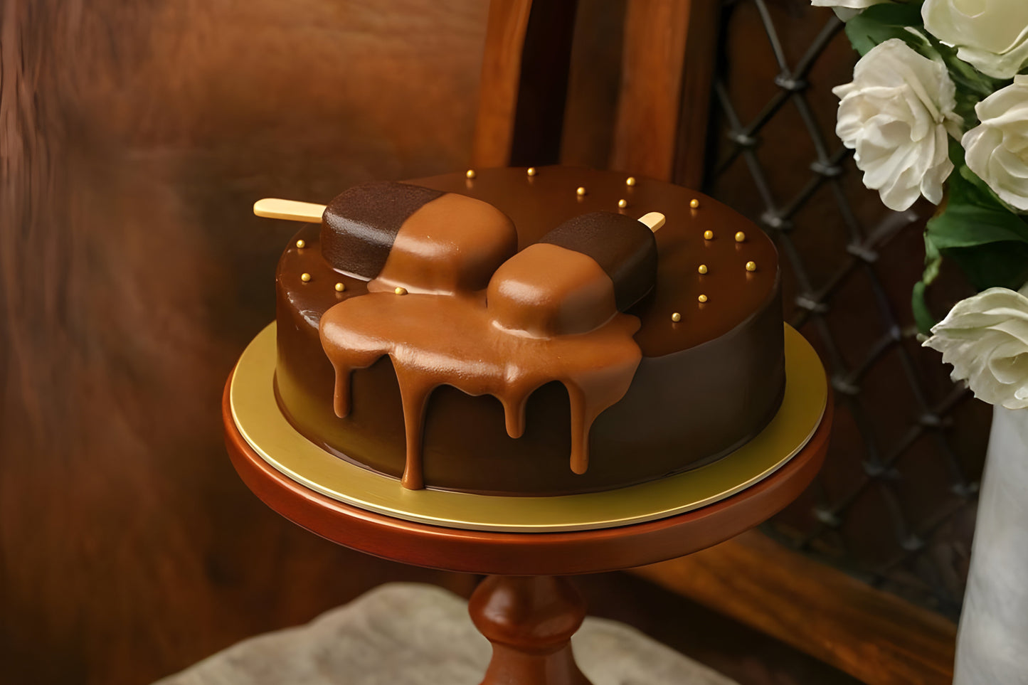 Chocobar Truffle Cake