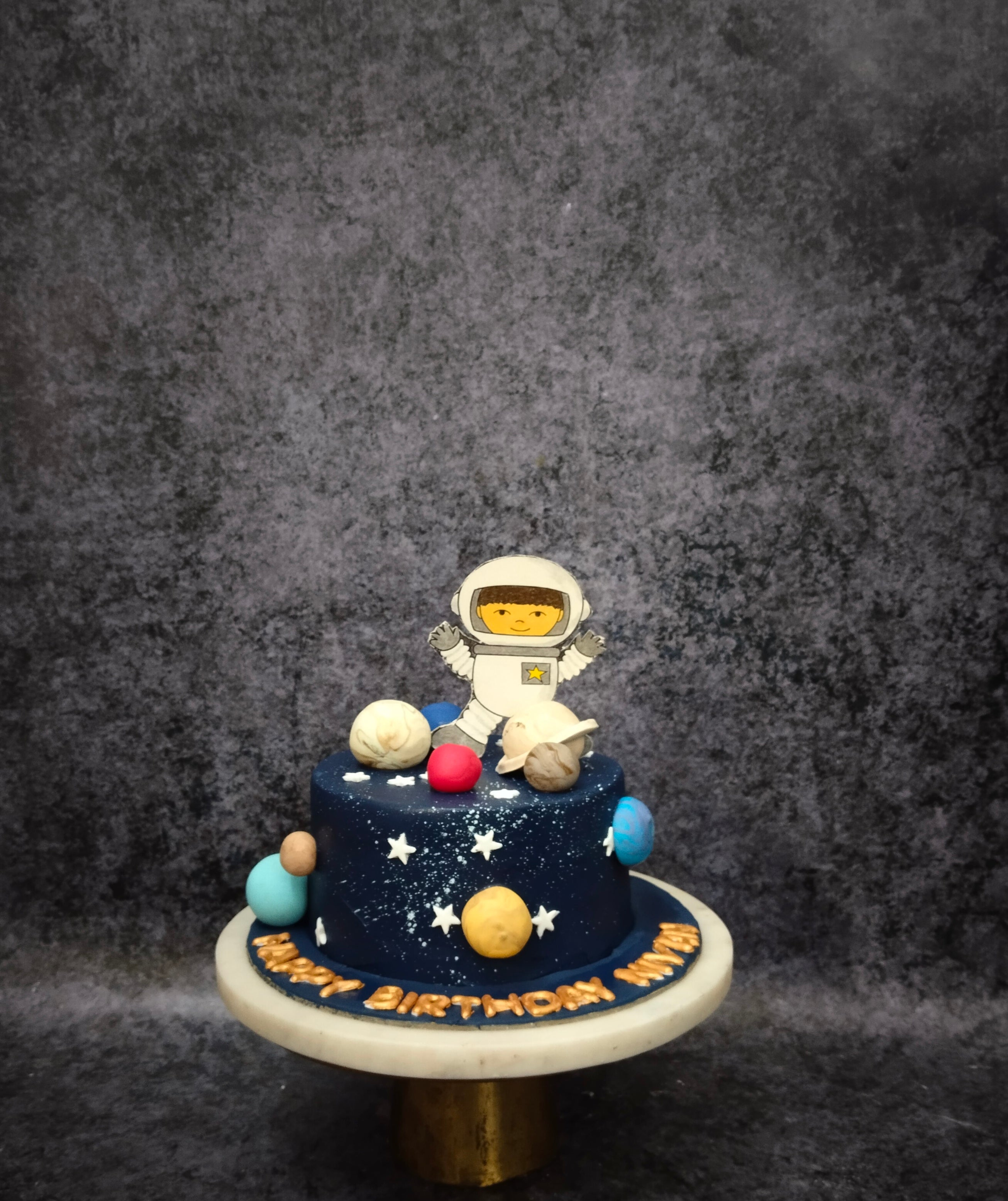 Astronaut edible cake muffin party decoration birthday new planet gift |  eBay