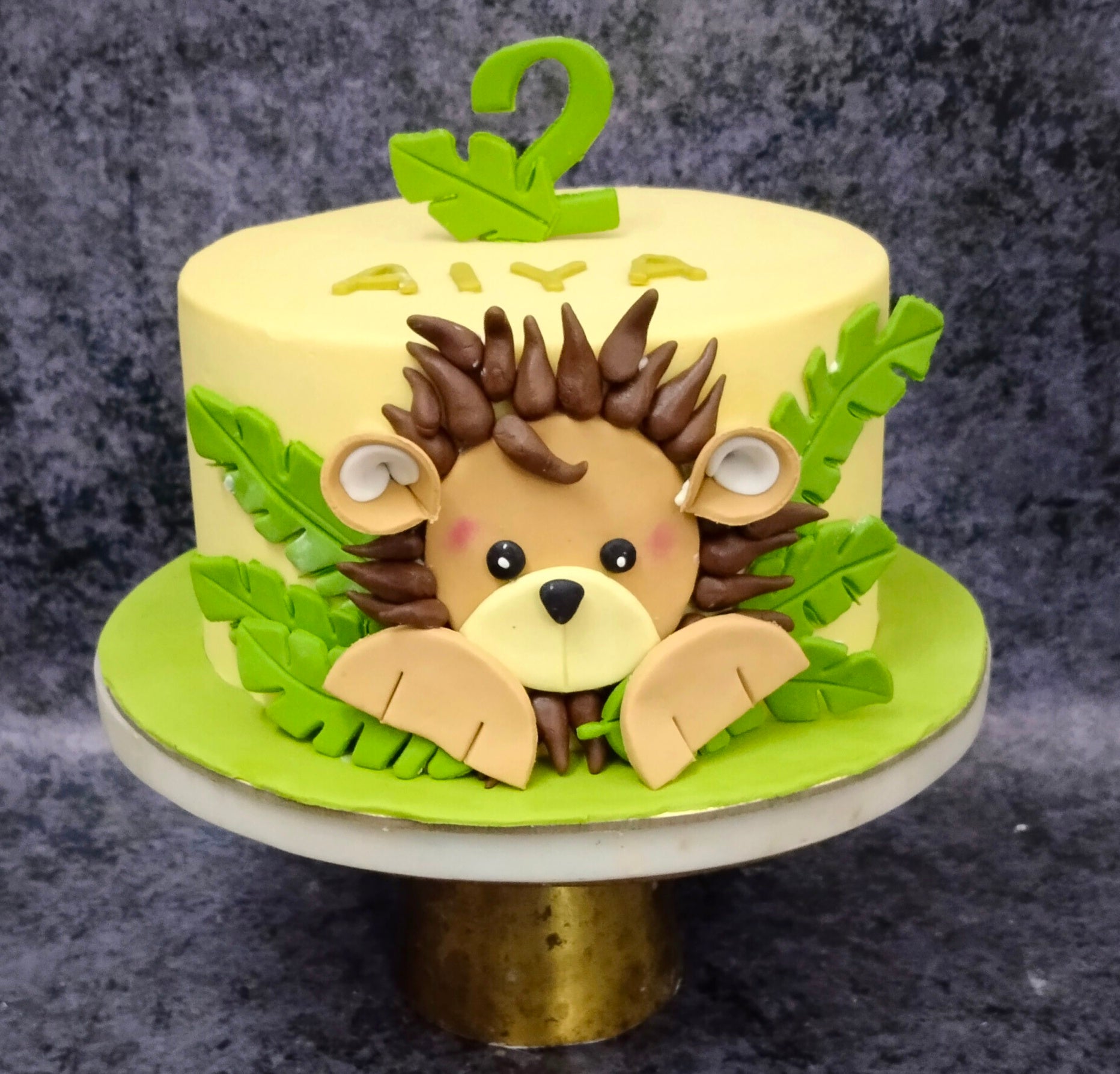 Jungle Themed 1st Birthday Cake – DAM Fine Treats