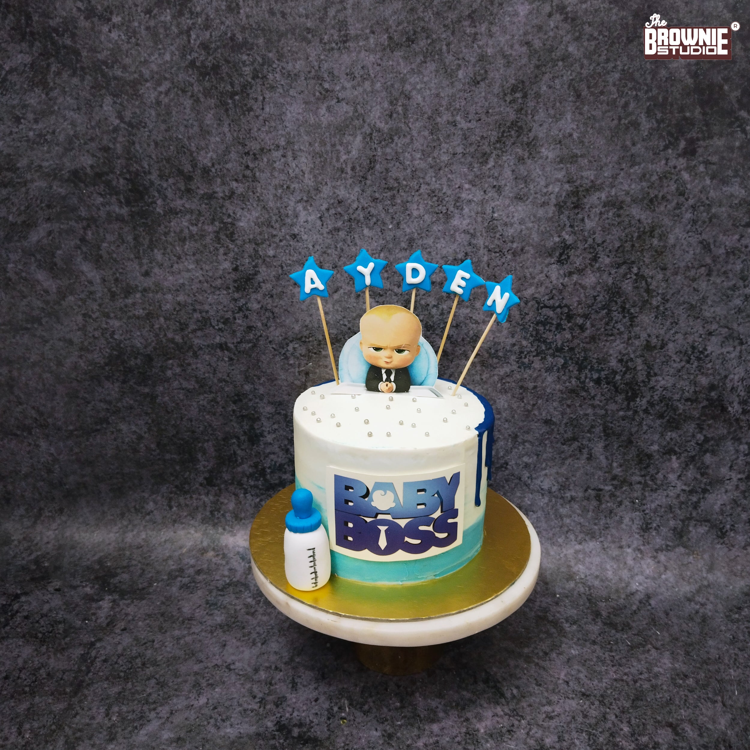 The Boss Baby Theme Cake Ideas Images (Birthday Cake Pictures) | Baby  birthday cakes, Baby cake design, 1st birthday cake designs