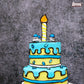 Simple Design_ Two Tier_ Flat Cake