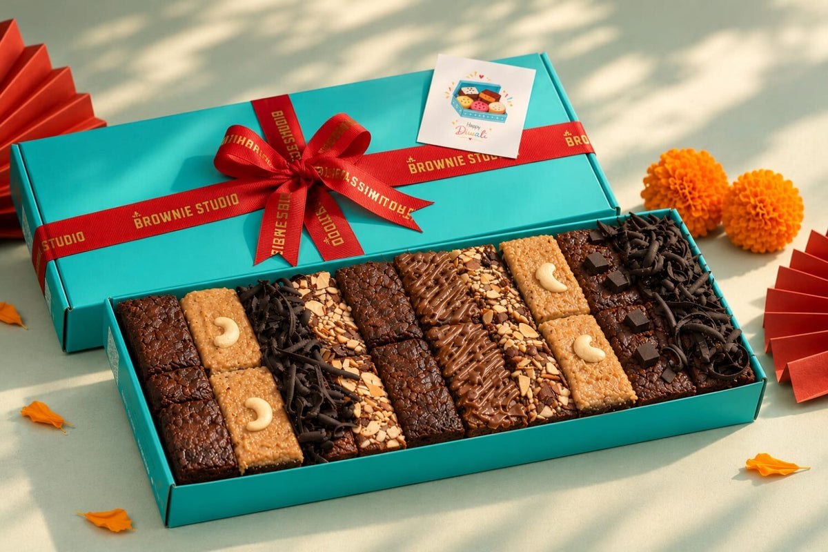 Luxury Assorted Diwali Special Brownie Box