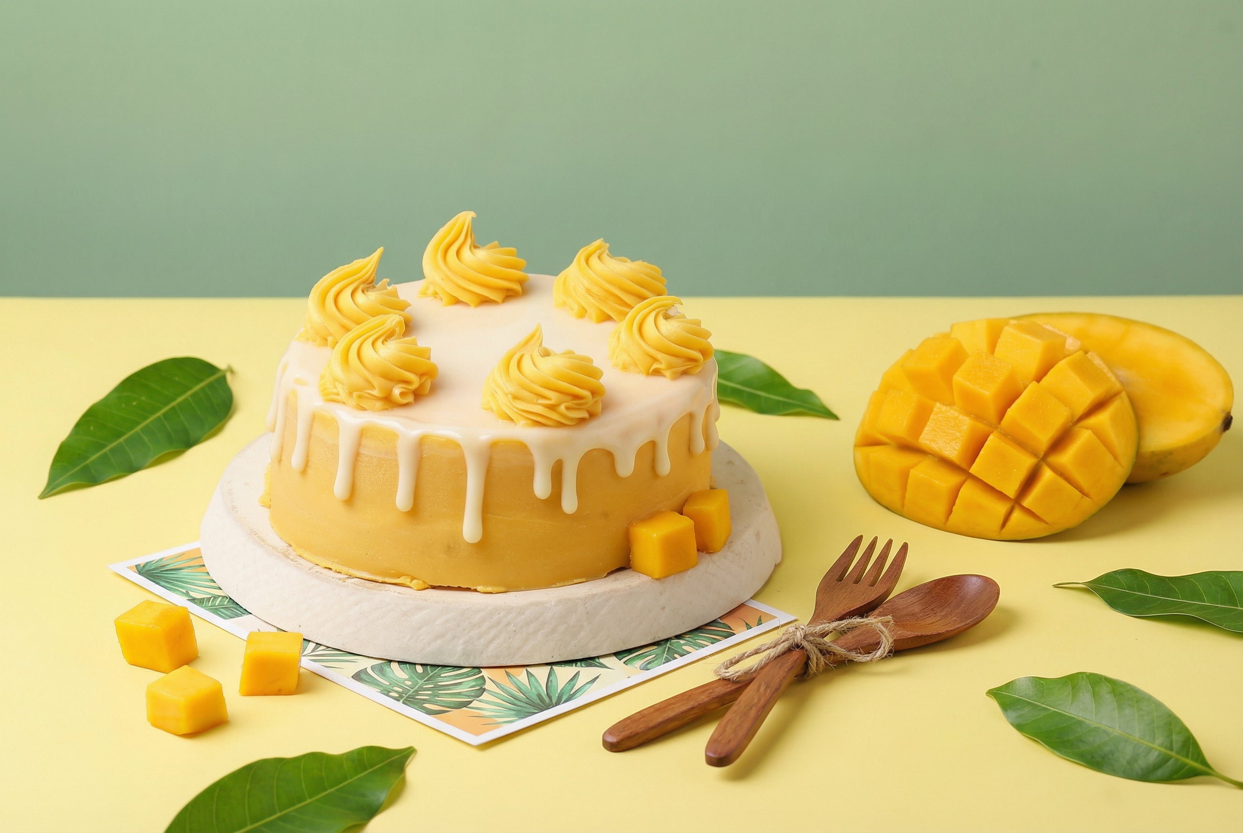 Mango Ganache Cake [500 G ]