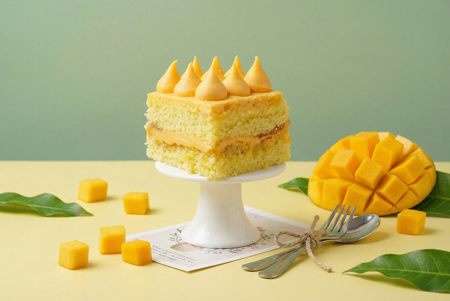 Mango Pastry 1 pc