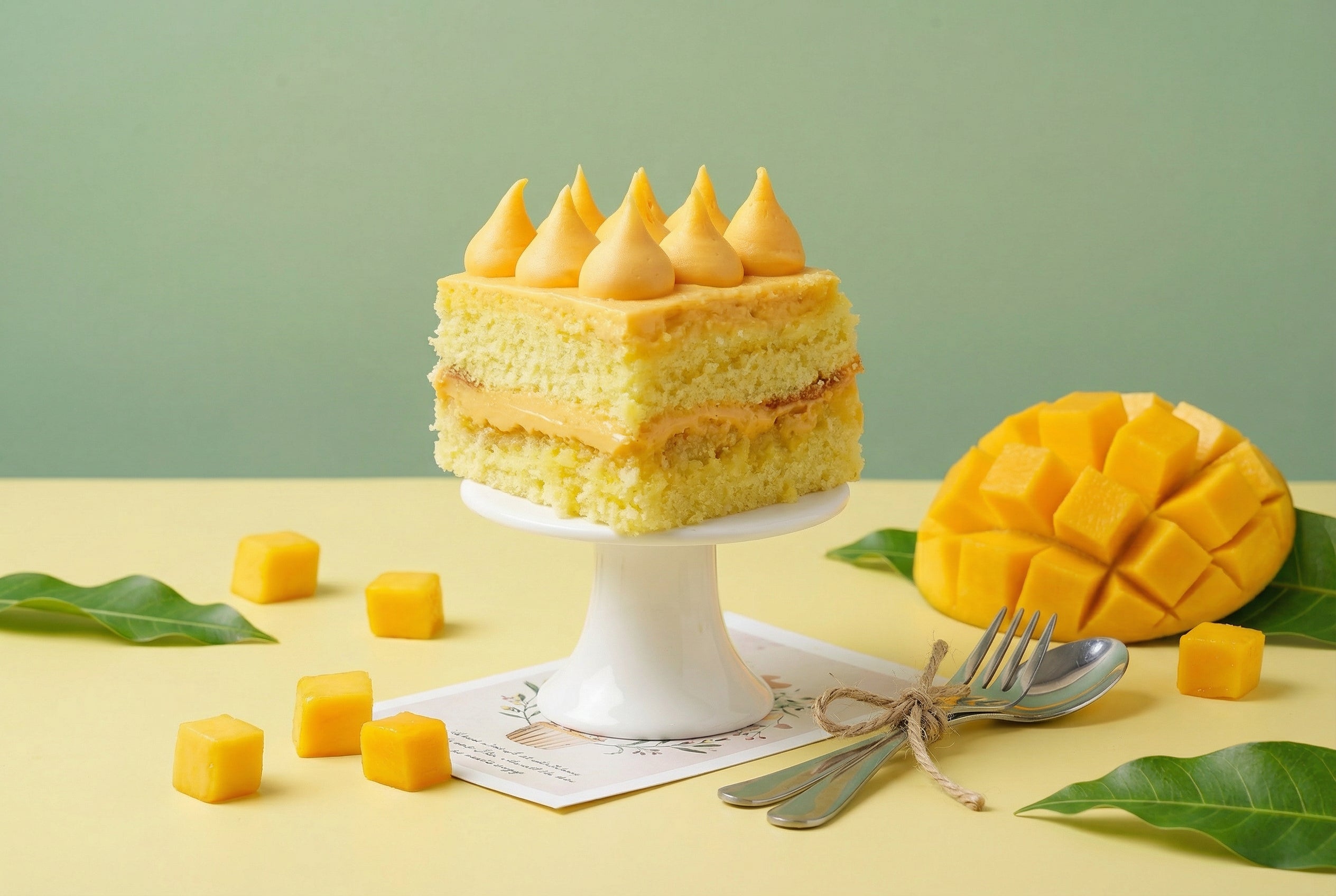 Mango Pastry 1 pc