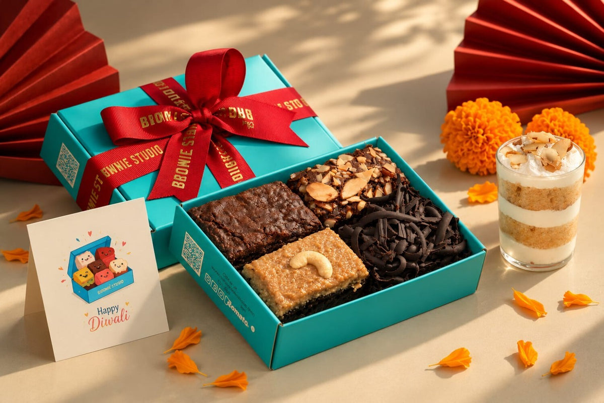 Mini Assorted Diwali Special Brownie Box