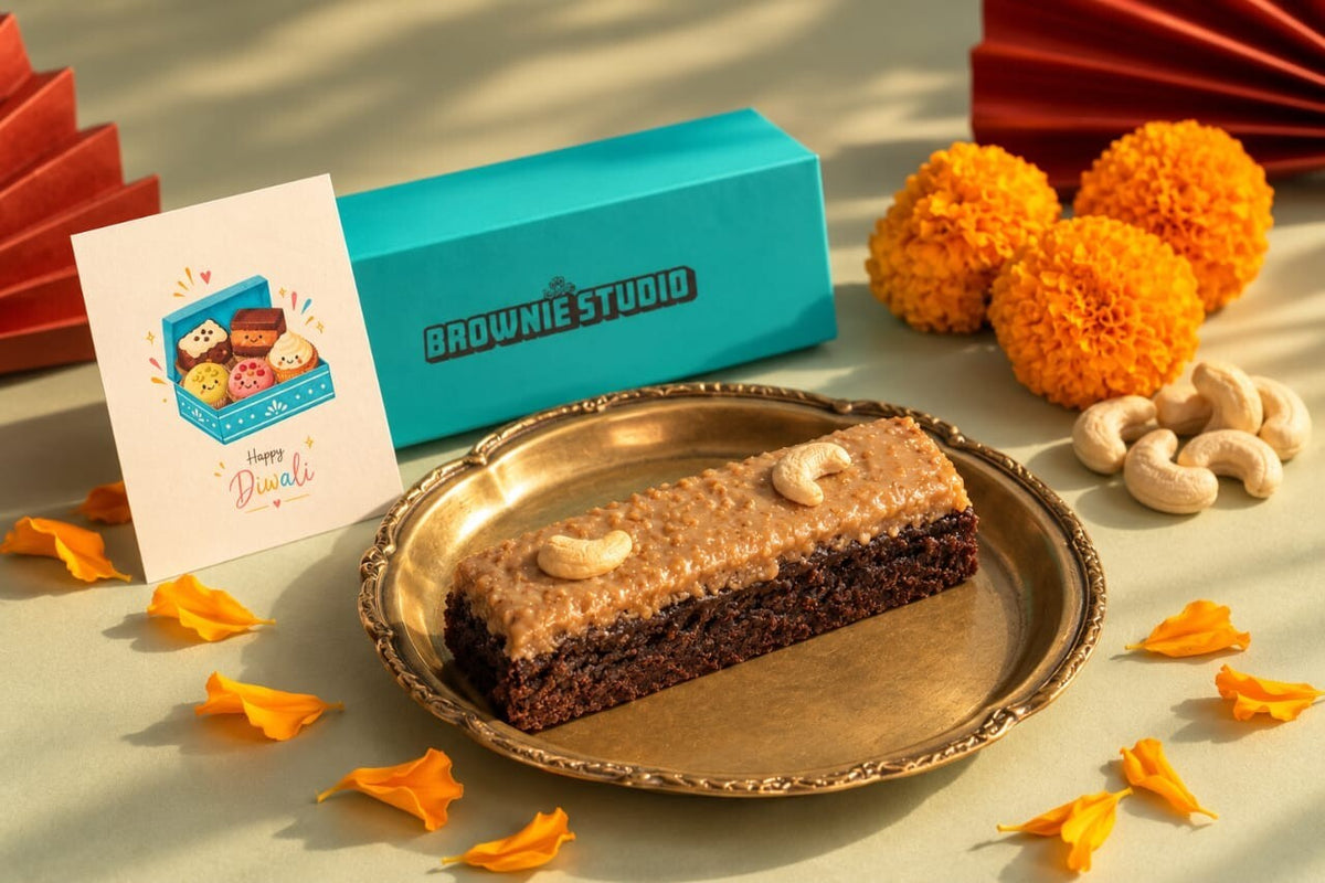 Mithai Peda Brownie Diwali Special