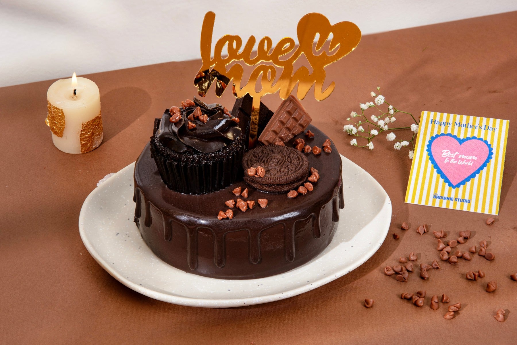 Mother's Day Special Triple Threat Chocolate Truffle Cake