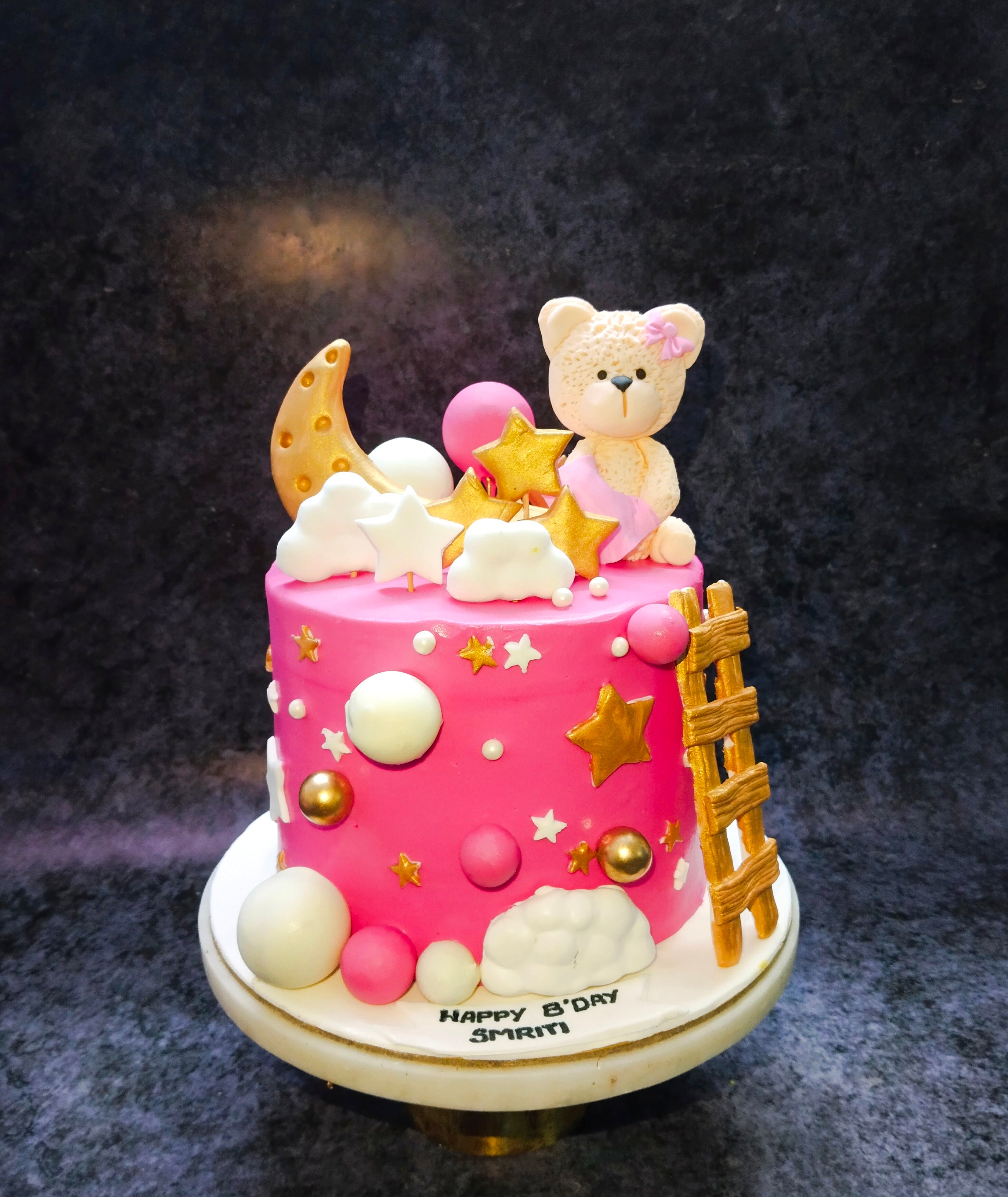Whimsical Dreams: Introducing the Teddy & Moon Cake
