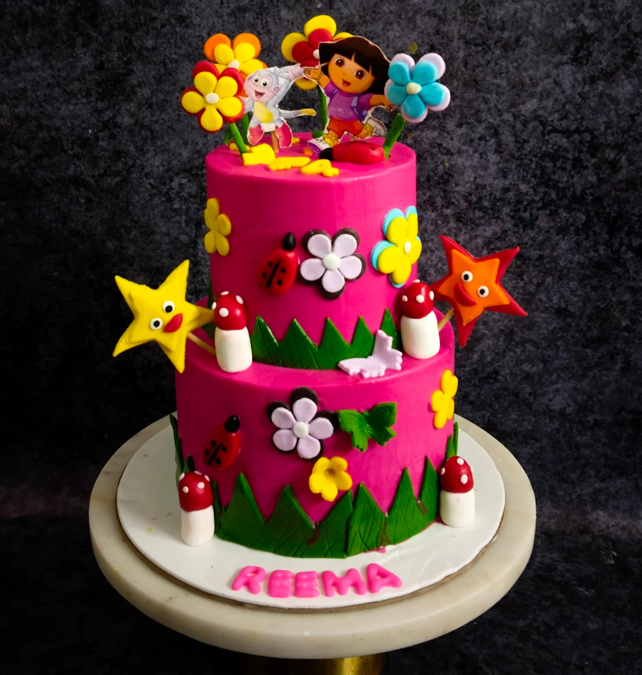 🎂 Happy Birthday Dora Cakes 🍰 Instant Free Download