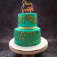 Engagement Theme cake - #0001