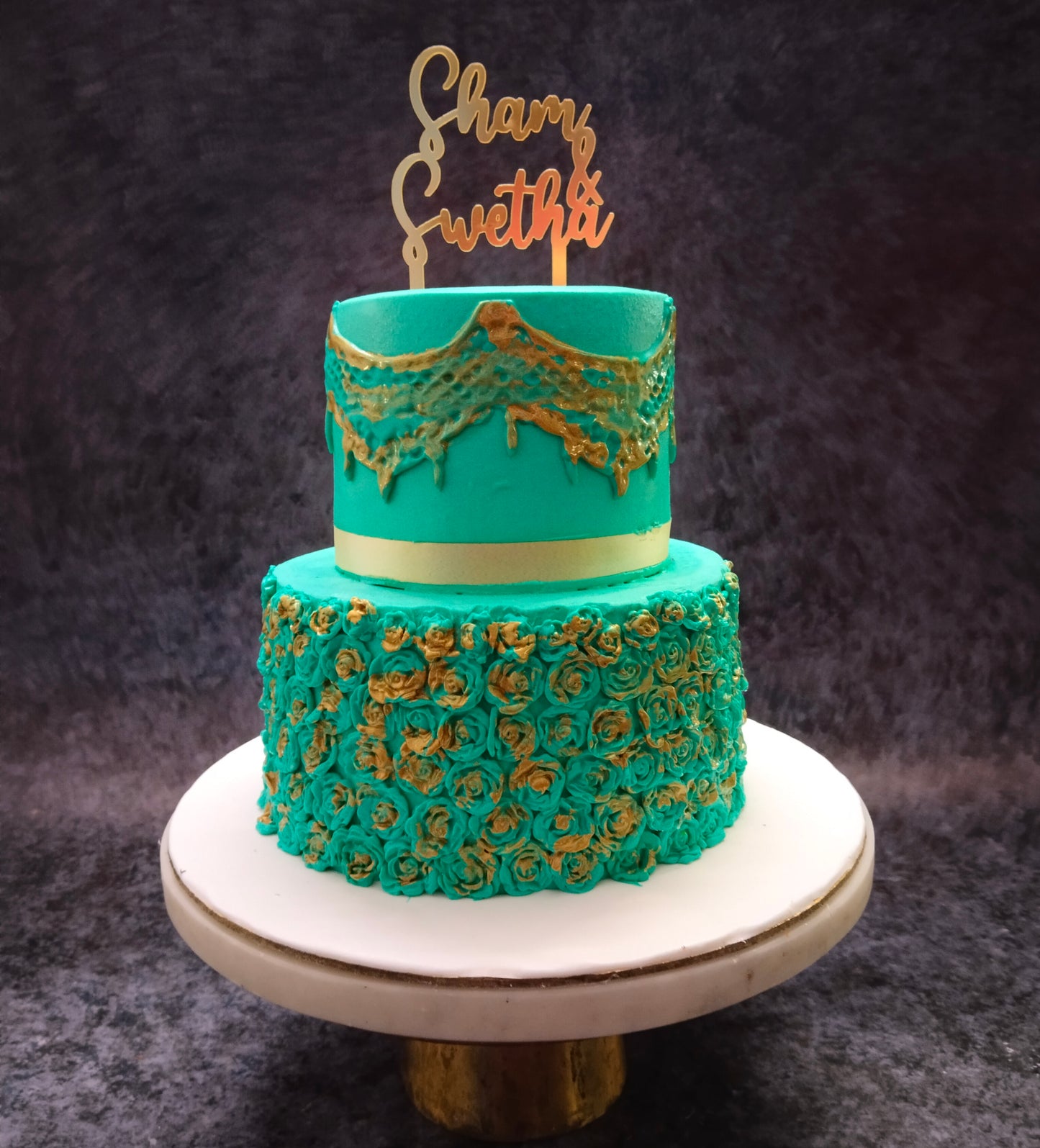 Engagement Theme cake - #0001