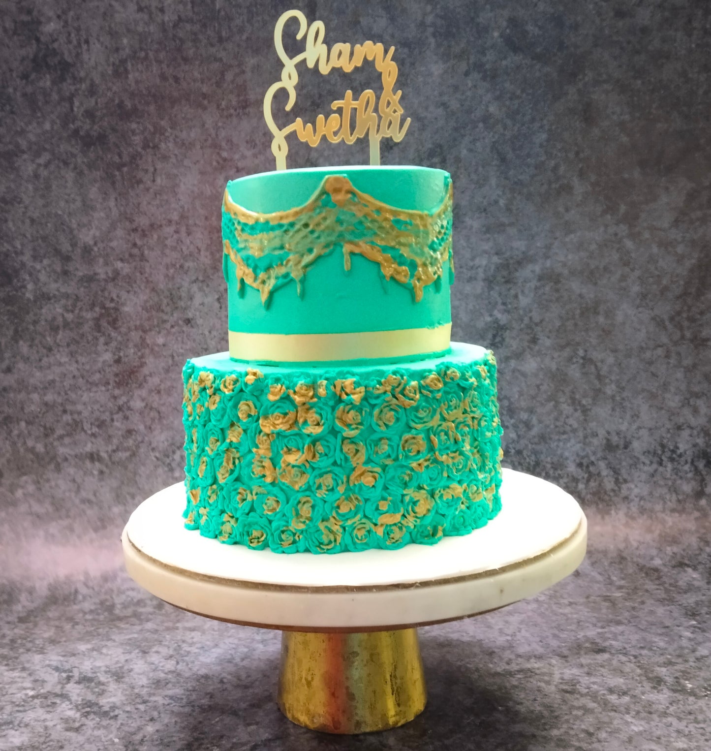 Engagement Theme cake - #0001