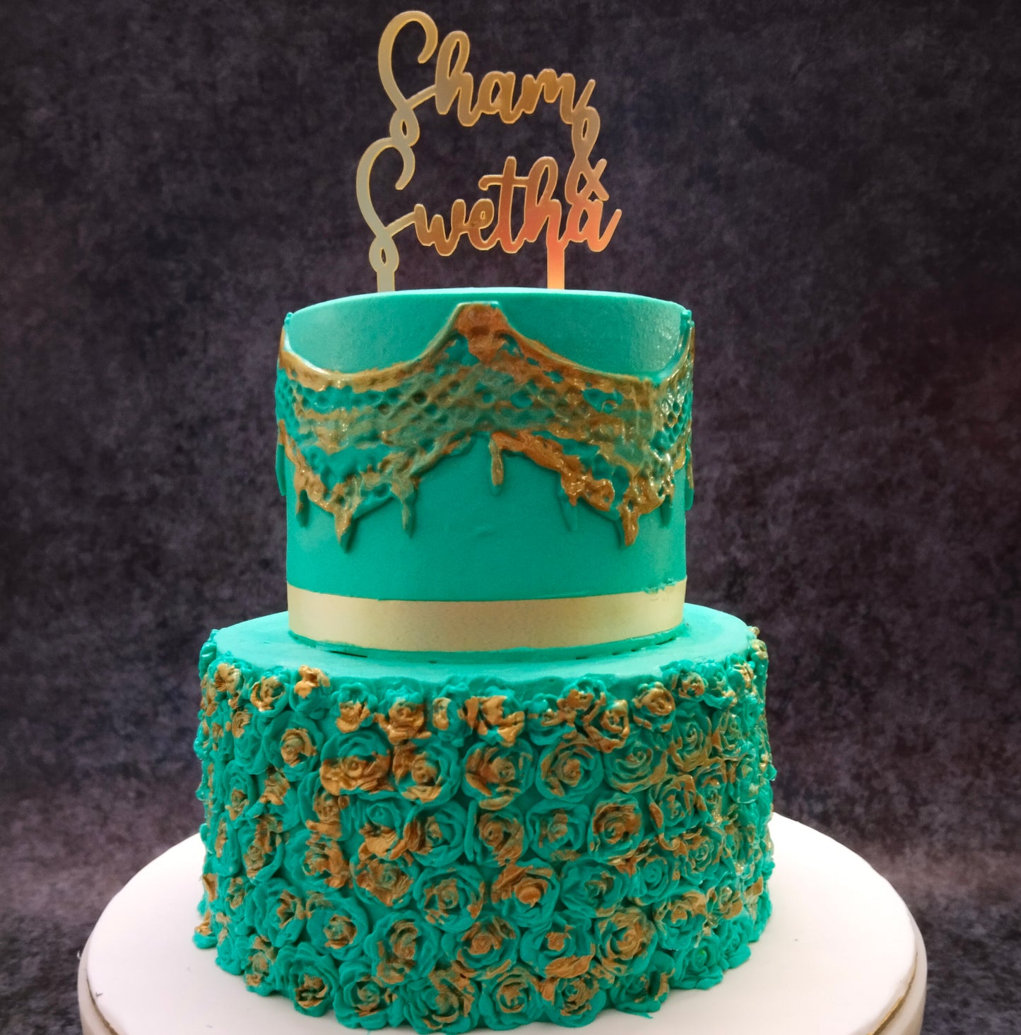 Engagement Theme cake - #0001