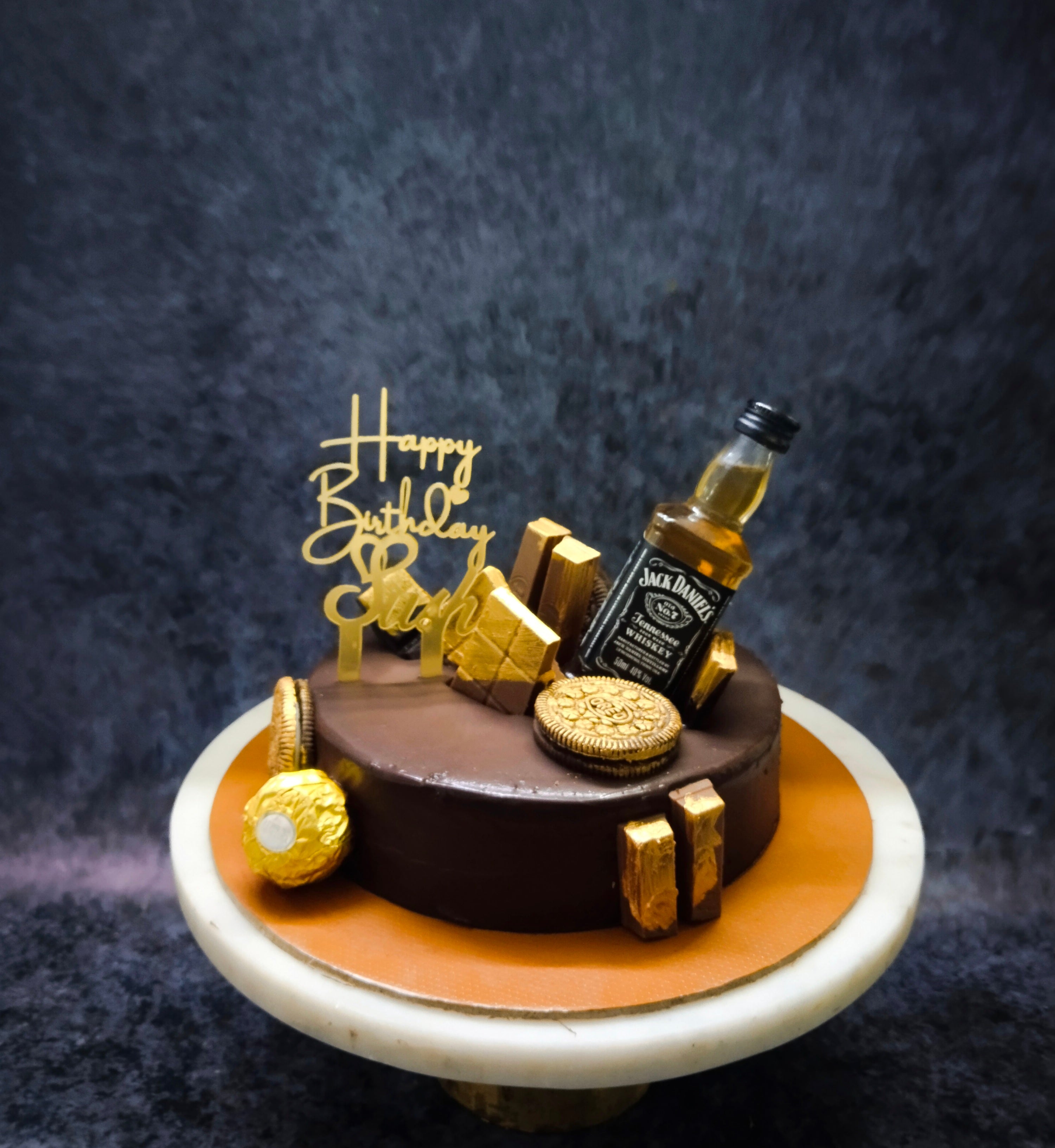 Amazon.com: Cakecery Buchanan's Whiskey Edible Cake Image Topper  Personalized Birthday Cake Banner 1/4 Sheet : Grocery & Gourmet Food