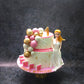 Barbie doll 2 tier cake #1000