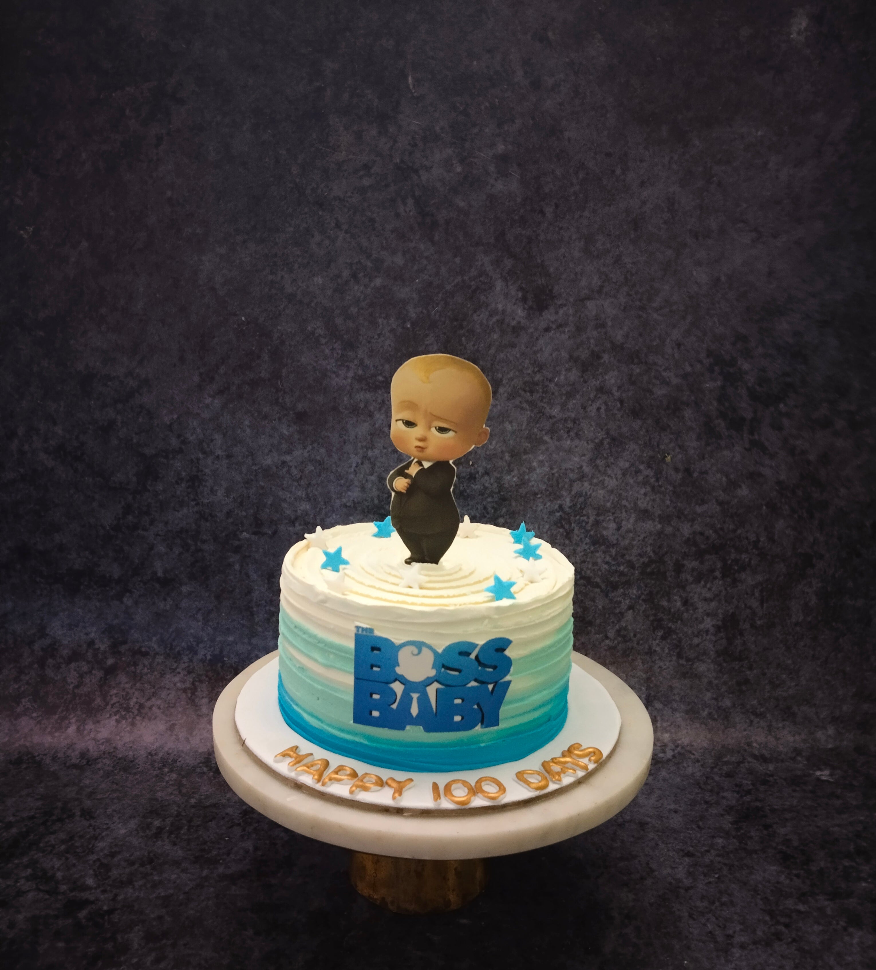 Halal-Certified Boss Baby Inspired Theme Cake - Piece Of Cake