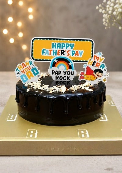 Father's Day Special Nutella Praline Bento Cake [350 Grams]