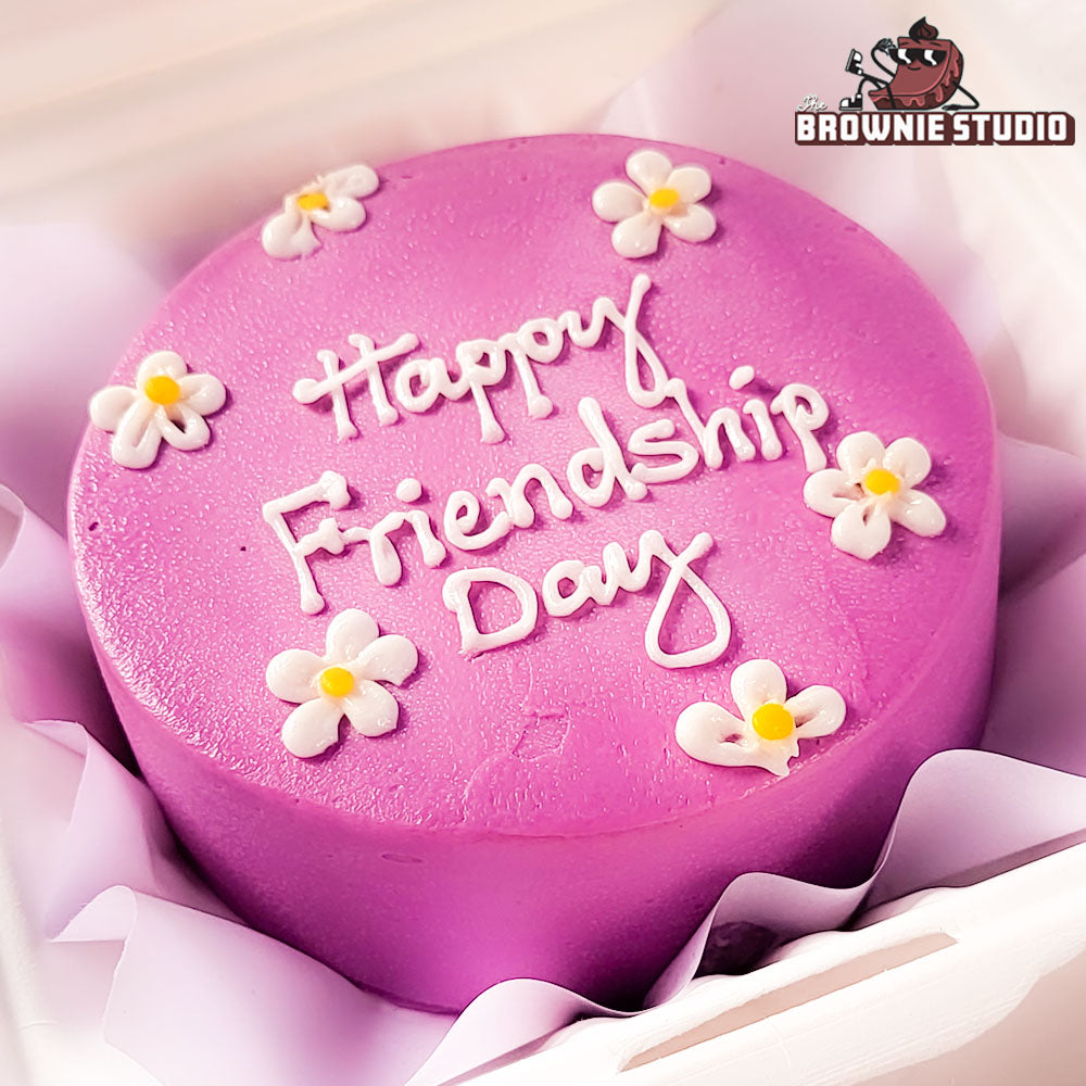Send Friendship Day Chocolate Rectangle Photo Cake Online : DIZOVI Bakery