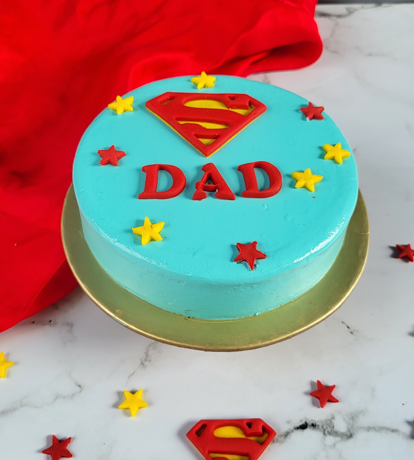 Super Dad Theme Cake