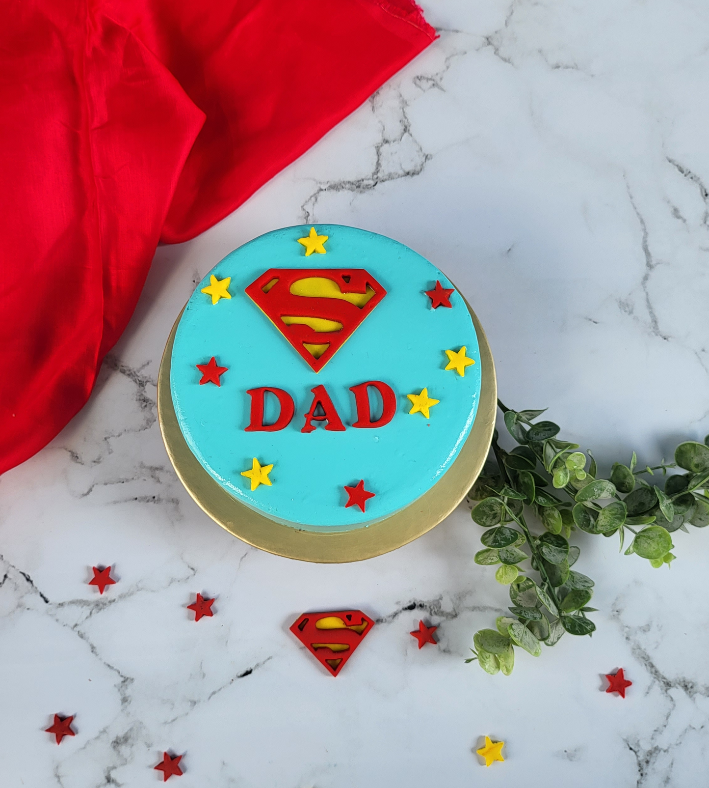 Super Dad Theme Cake