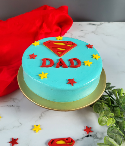 Super Dad Theme Cake