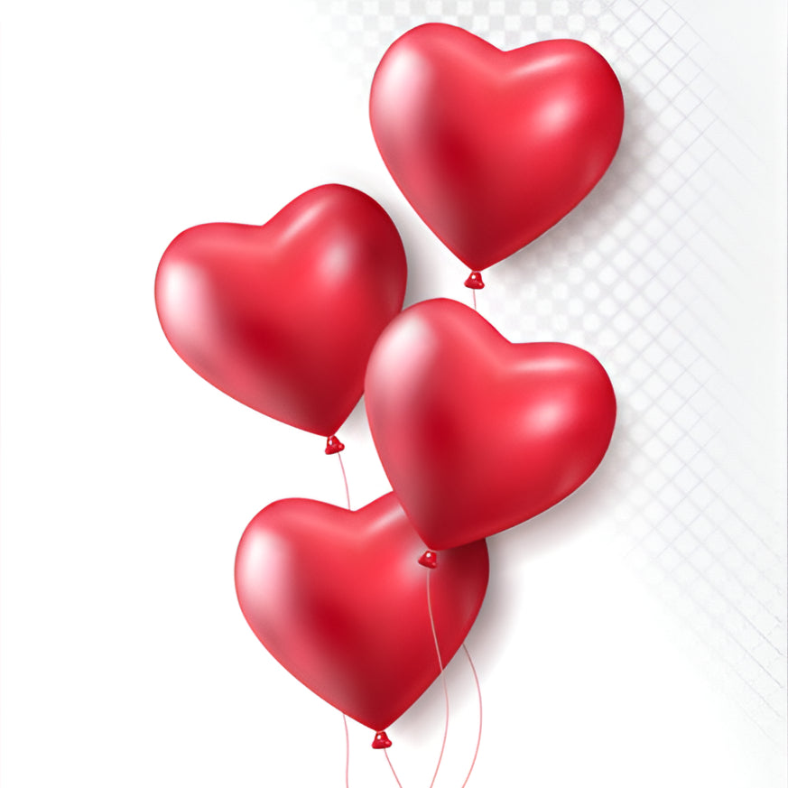 Red Heart Ballon