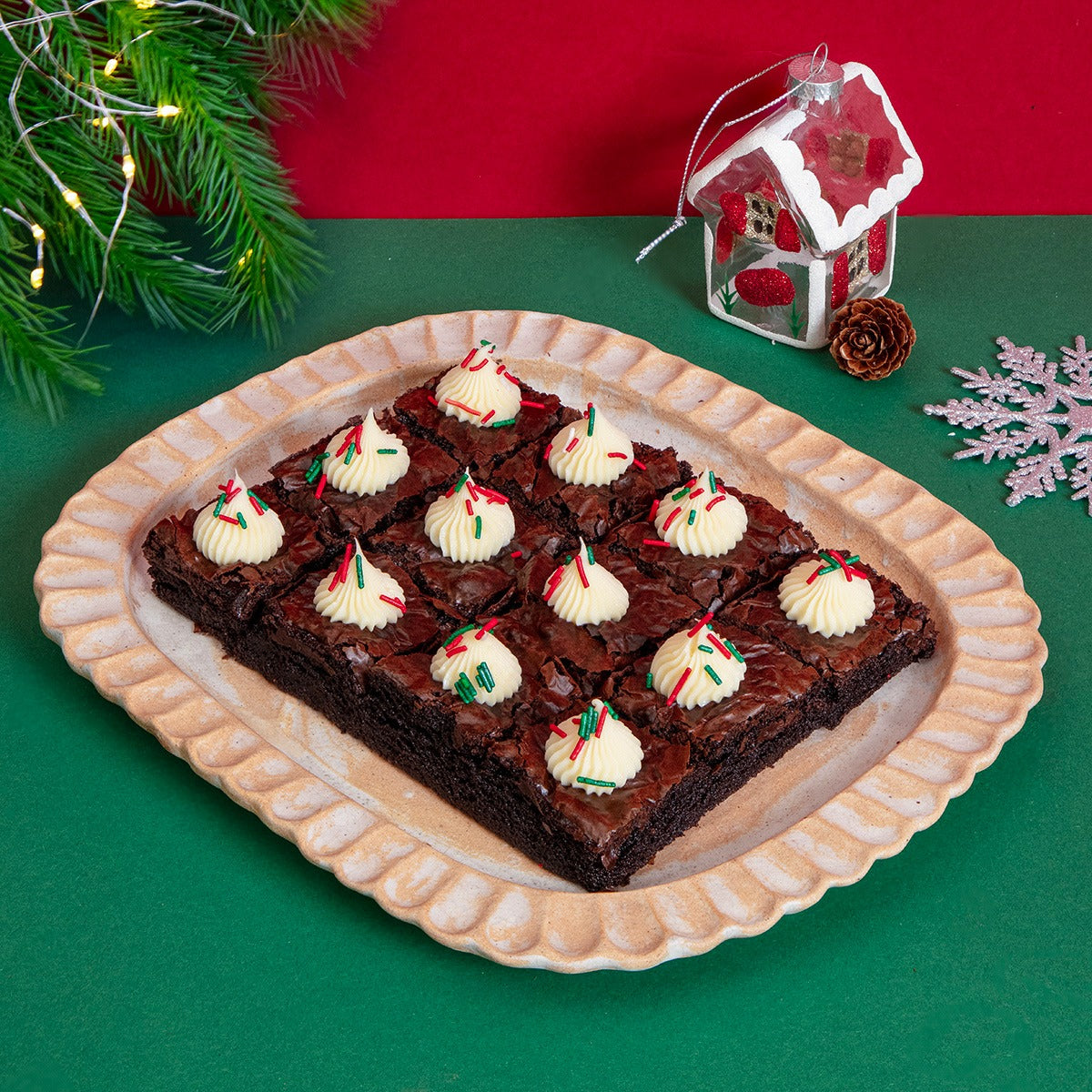 Christmas Brownie Box 12 pcs