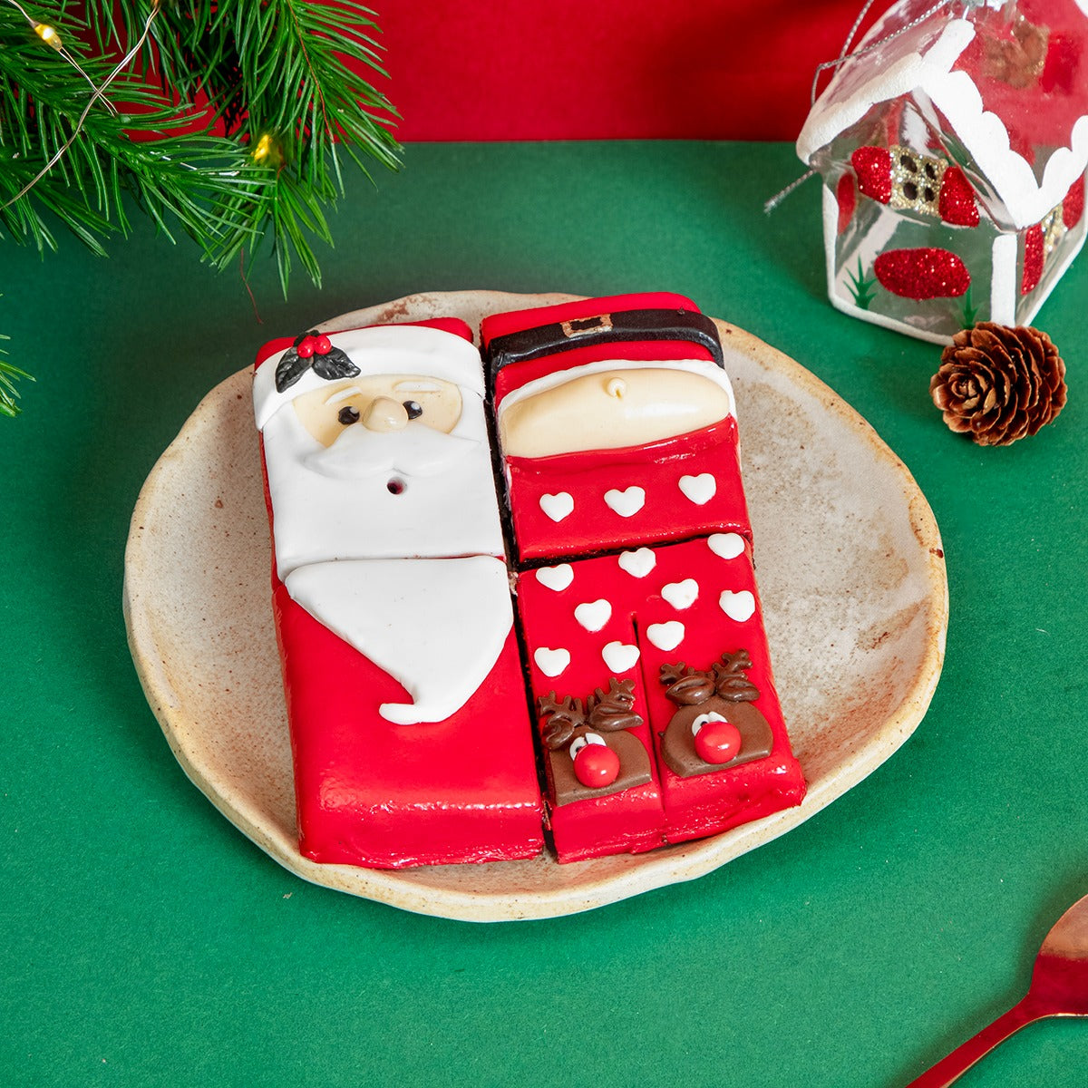 Artisanal Christmas Brownie Hamper Bag (2 pcs)