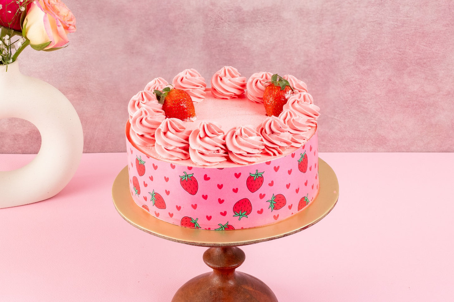Strawberry Cake (500 Grams)