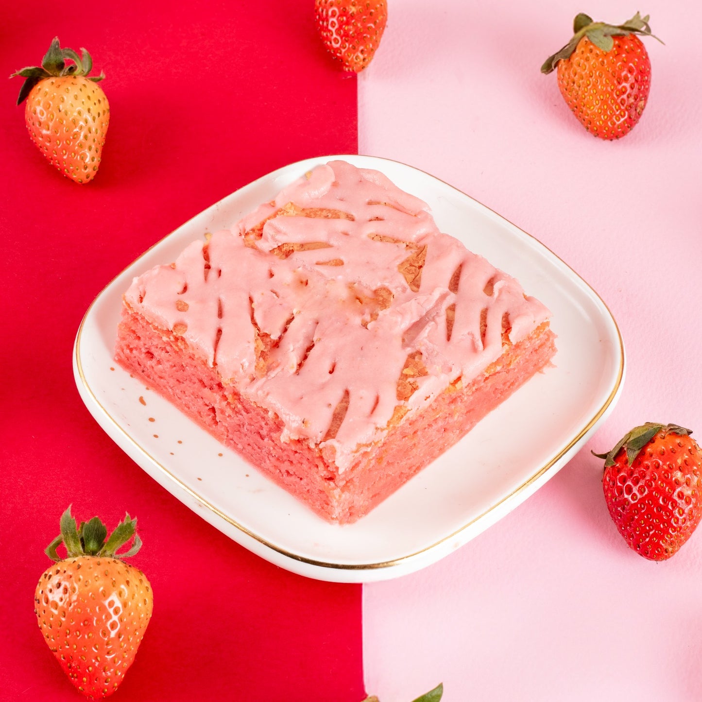 Strawberry Blondie Brownie Single Pc