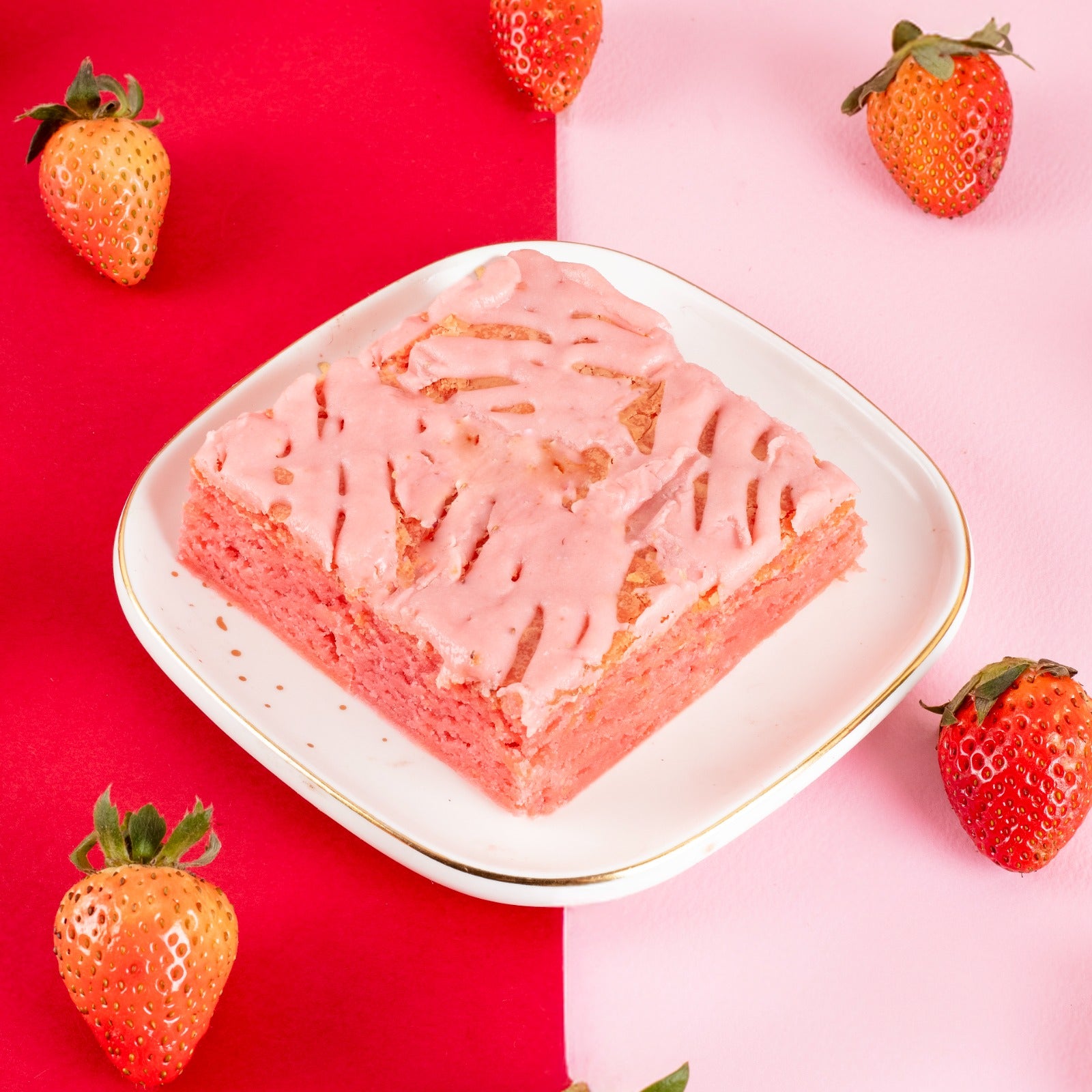 Strawberry Blondie Brownie Single Pc
