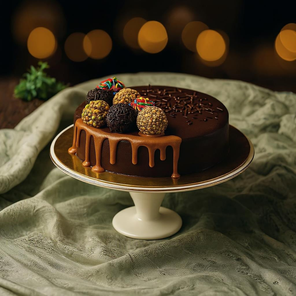 Exotic Chocolate Truffle Cake